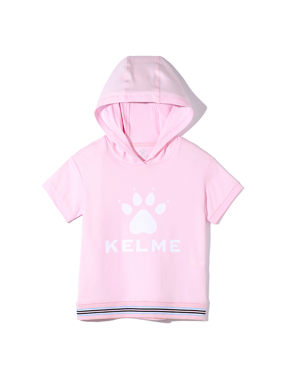 Детская футболка KELME Girls Short Sleeve T-Shirt Light Pink