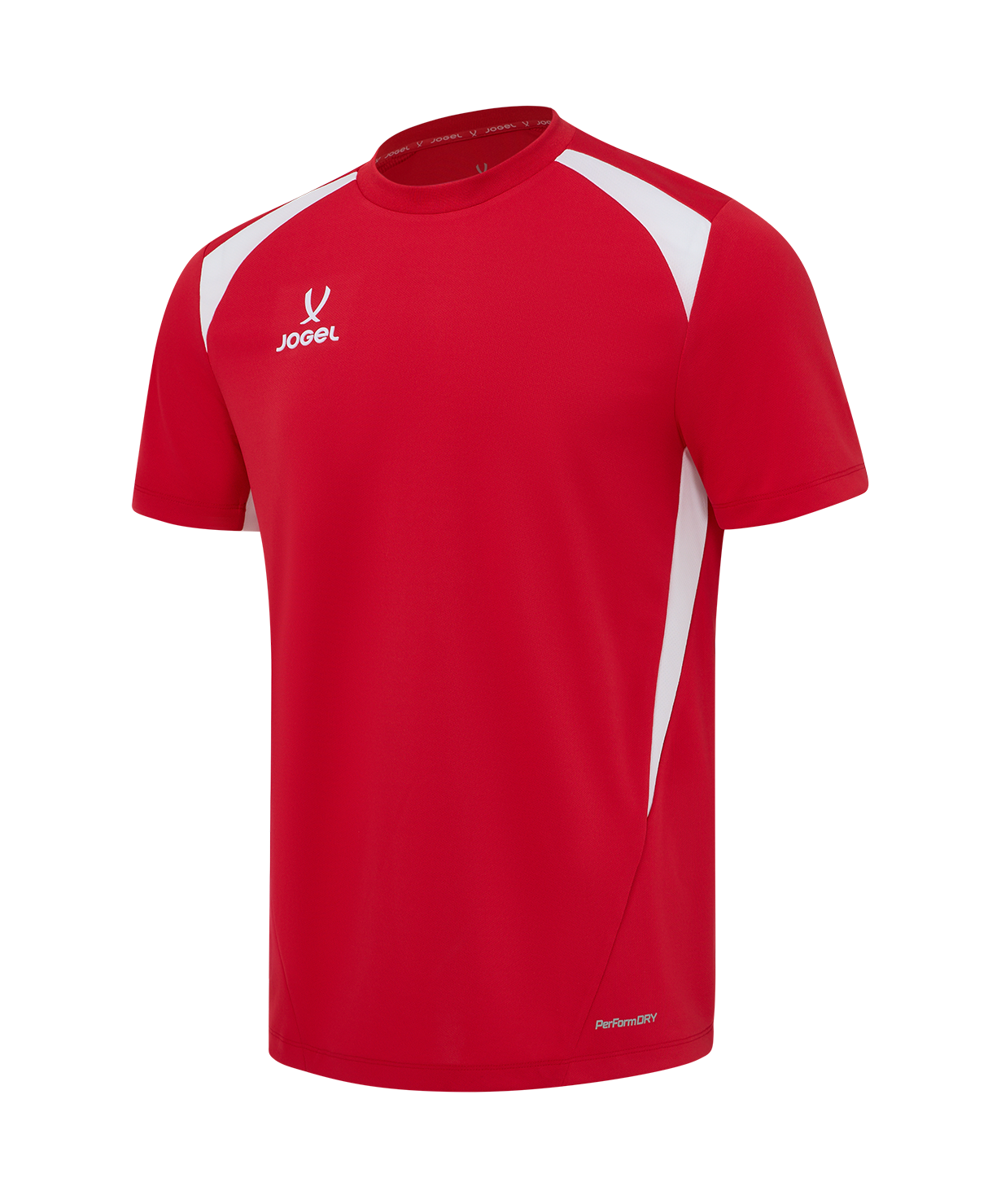 Футболка тренировочная JOGEL DIVISION PerFormDRY Training Poly T-shirt, красный