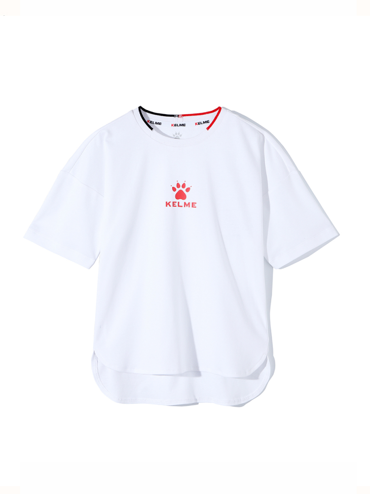 Детская футболка KELME Boys Short Sleeve T-Shirt White