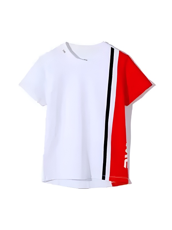 Детская футболка KELME Boys Short Sleeve T-Shirt (White/Red)