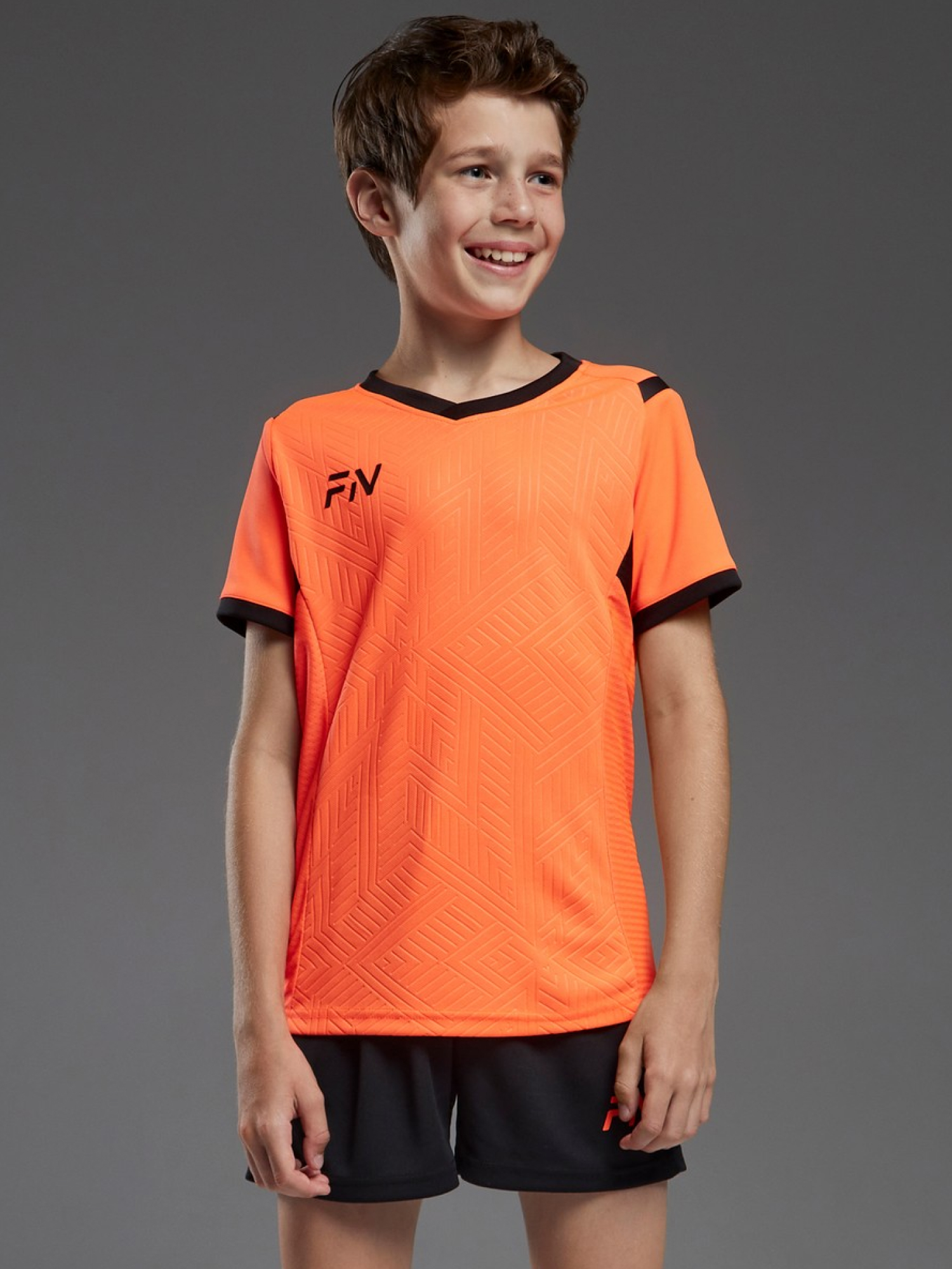 Детская футбольная форма FN Spirit Kid (Orange/Black)