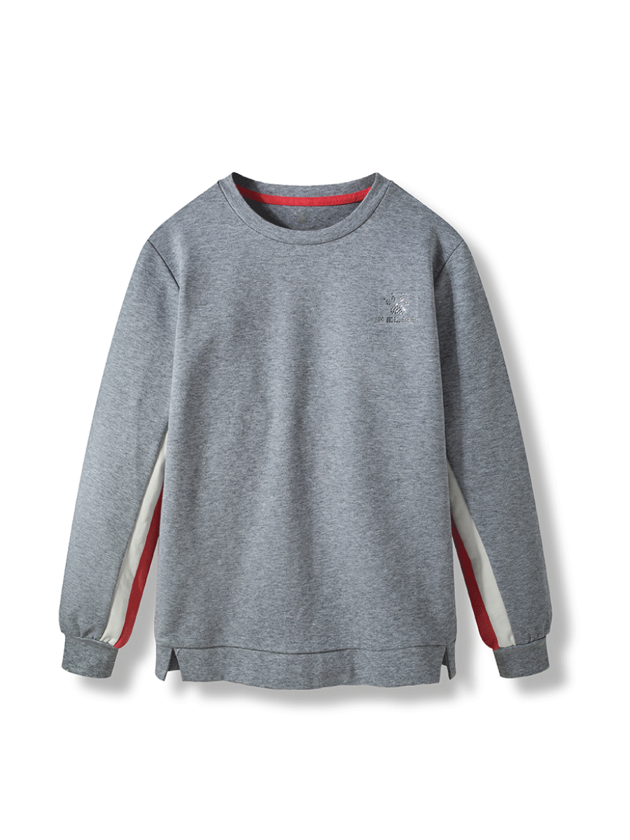 Детский свитшот KELME Girls Long Sleeve T-Shirt Grey