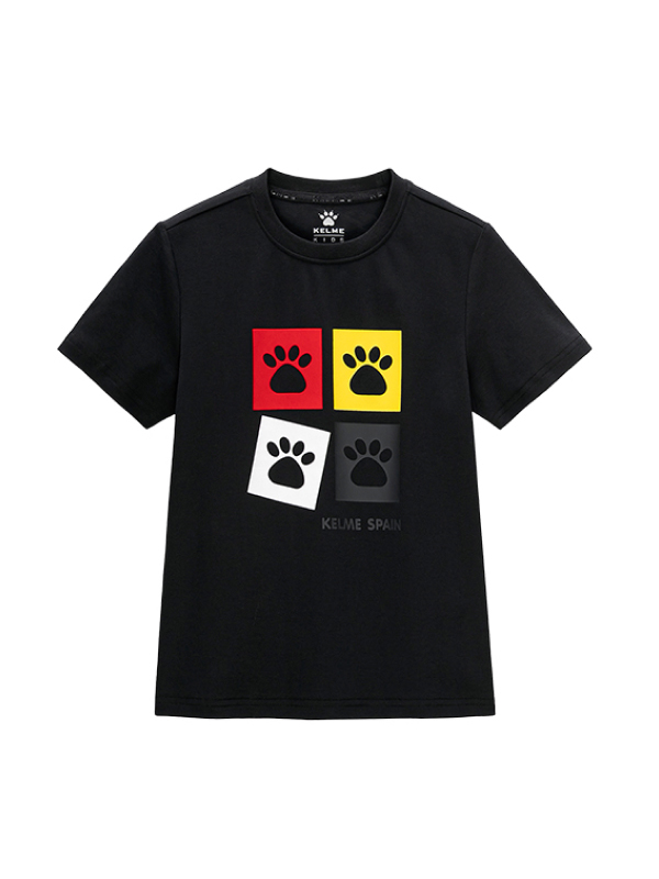 Футболка KELME Short Sleeve T-Shirt Kid Black