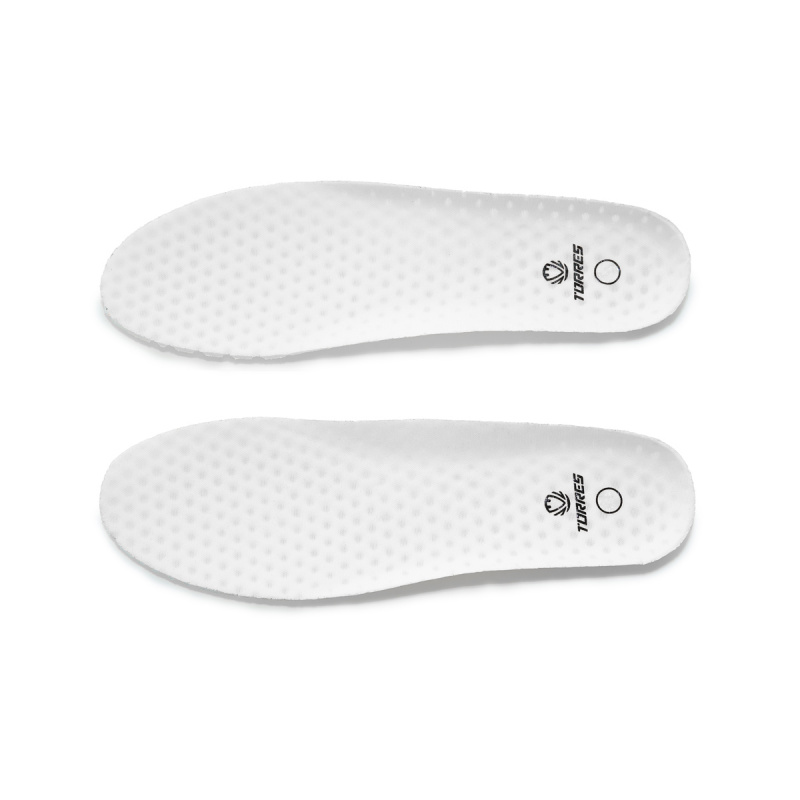 Стельки для обуви TORRES, TI48242-41 , р.41, толщина 3-6мм, ЭВА,текстиль, белый