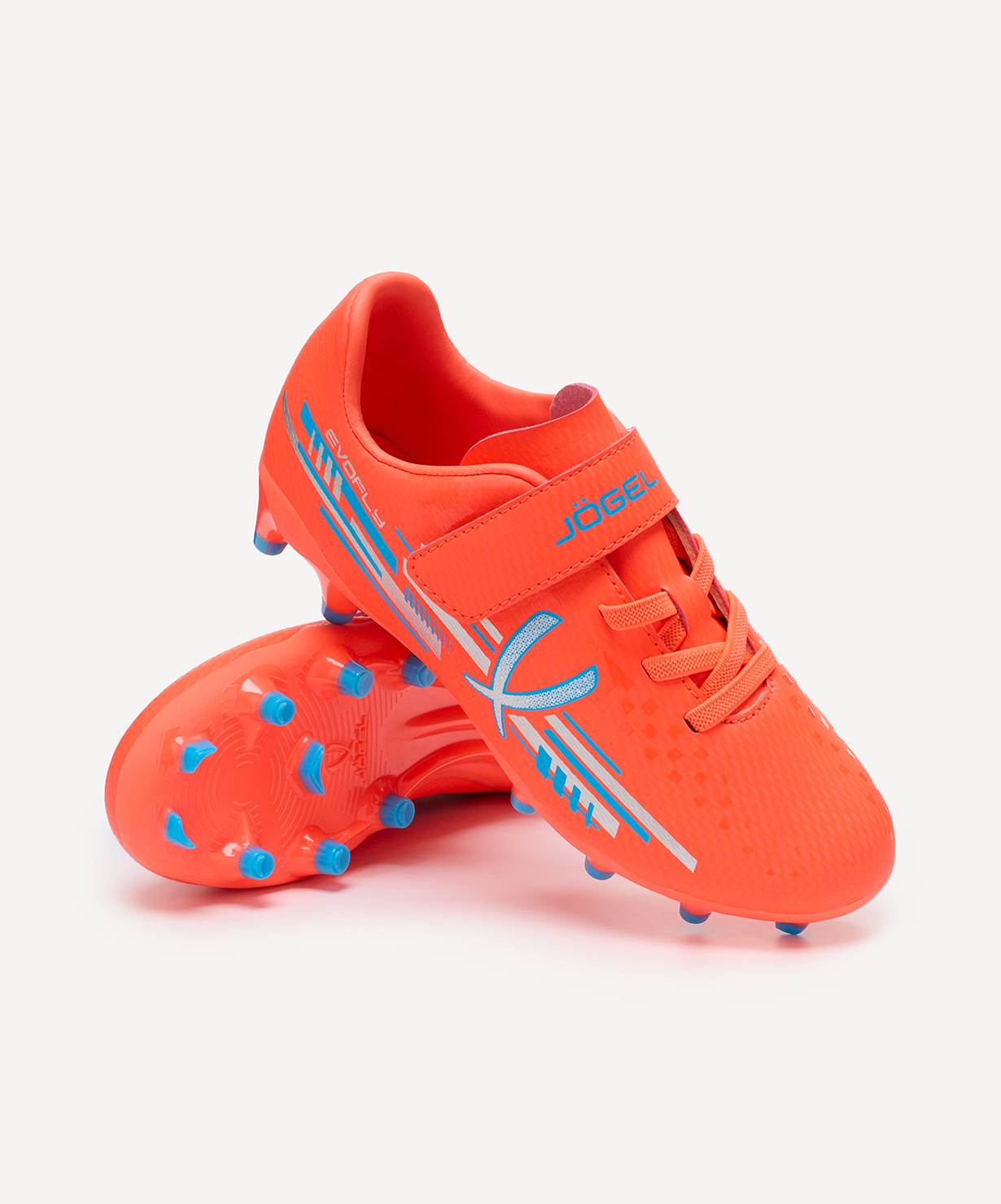 Бутсы футбольные JOGEL Evofly FG Talant Coral, детский