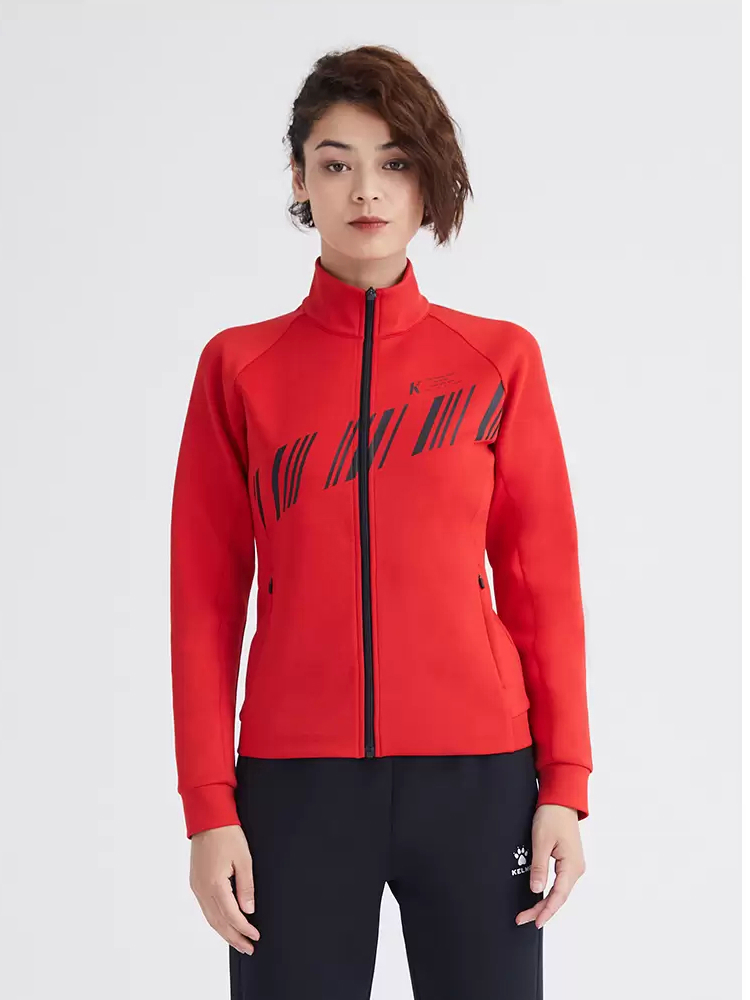 Олимпийка KELME Women's Knitted Jacket Red