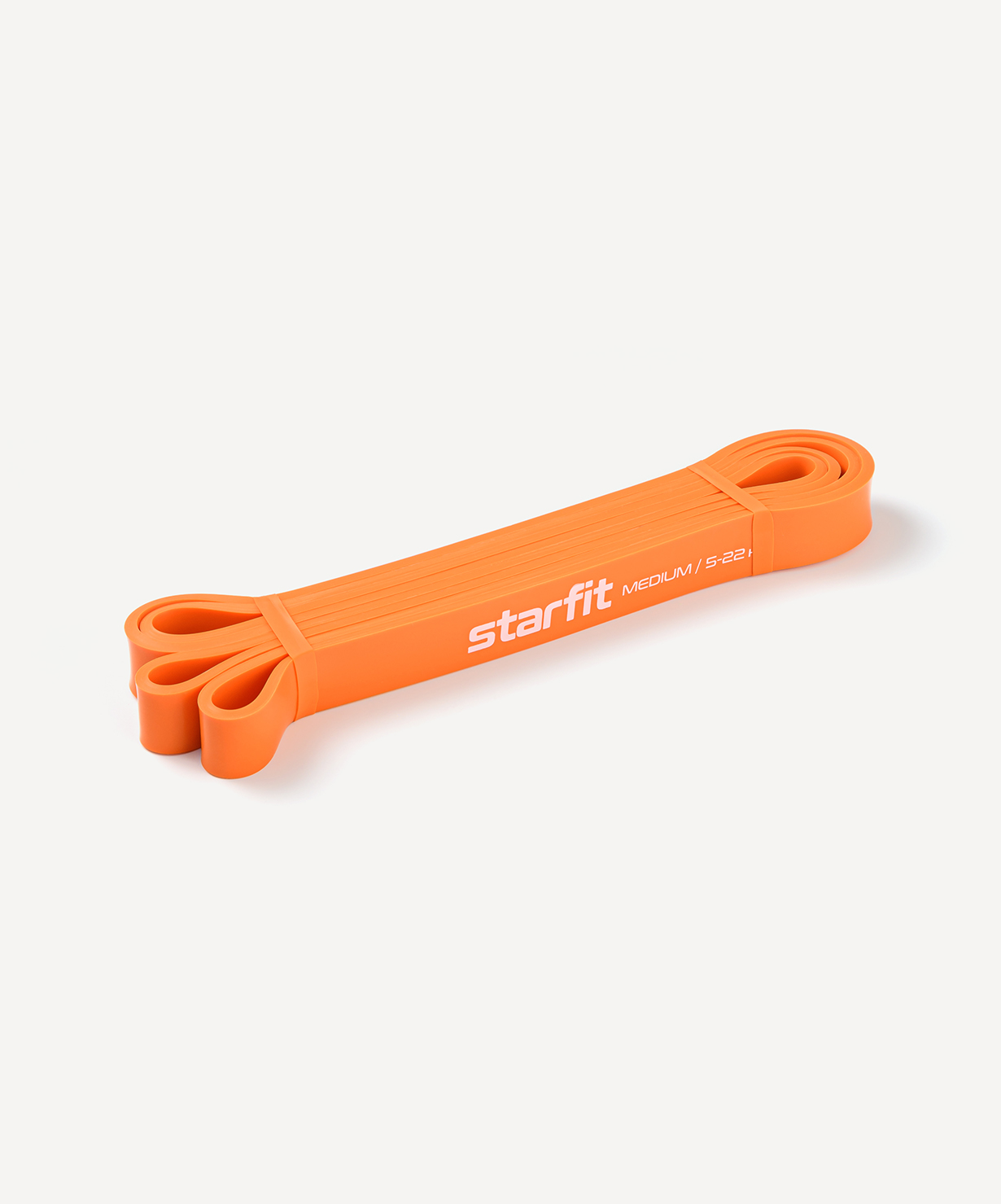 Эспандер ленточный для кросс-тренинга STARFIT ES-803, 5-22 кг, 208х2,2 см, оранжевый