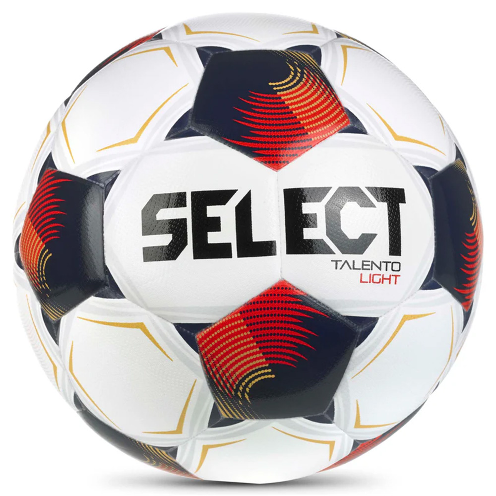 Мяч футб. SELECT Talento DB Light V26, 0775871014, р.5, 32п, ПУ, гибрид.сш, бело-т.сине-красный