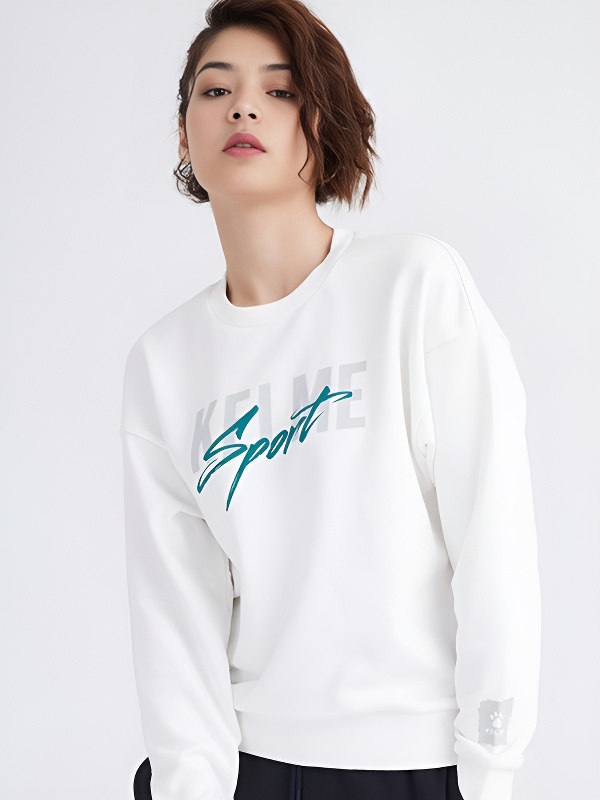 Свитшот KELME Women's Round Neck Sweater White