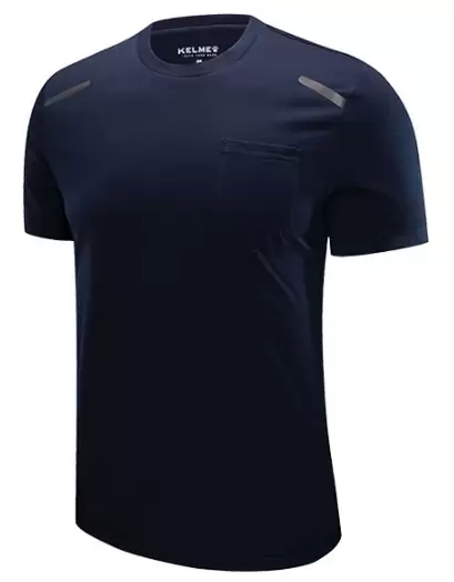 Футболка KELME Men's Short Sleeve T-Shirt Dark Blue