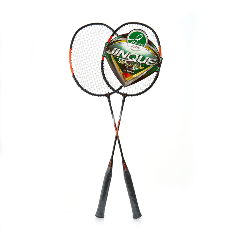 Набор для бадм. DOUBLE FISH JINQUE 1303, для начинающ.,стал. стерж, алюм. обод, со струнами, черный