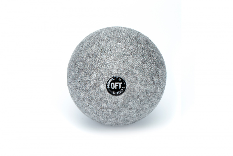 Шар массажный одинарный 8 см серый