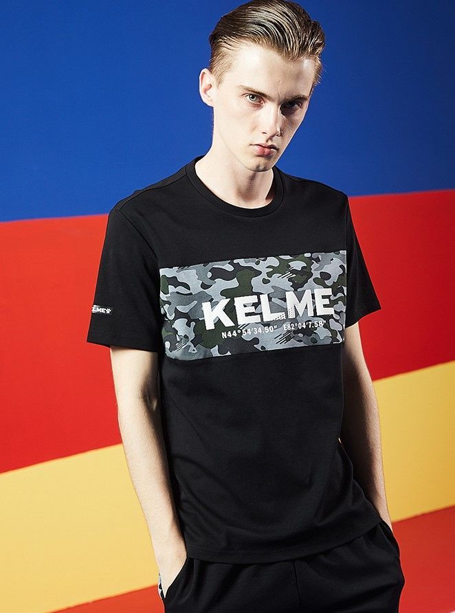 Футболка KELME Men's Short Sleeve T-Shirt Black