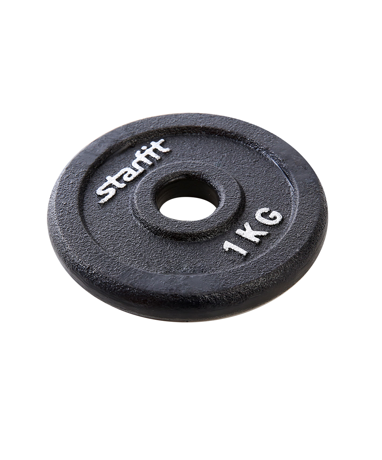 Диск чугунный STARFIT BB-204 d=26 мм, черный, 1 кг