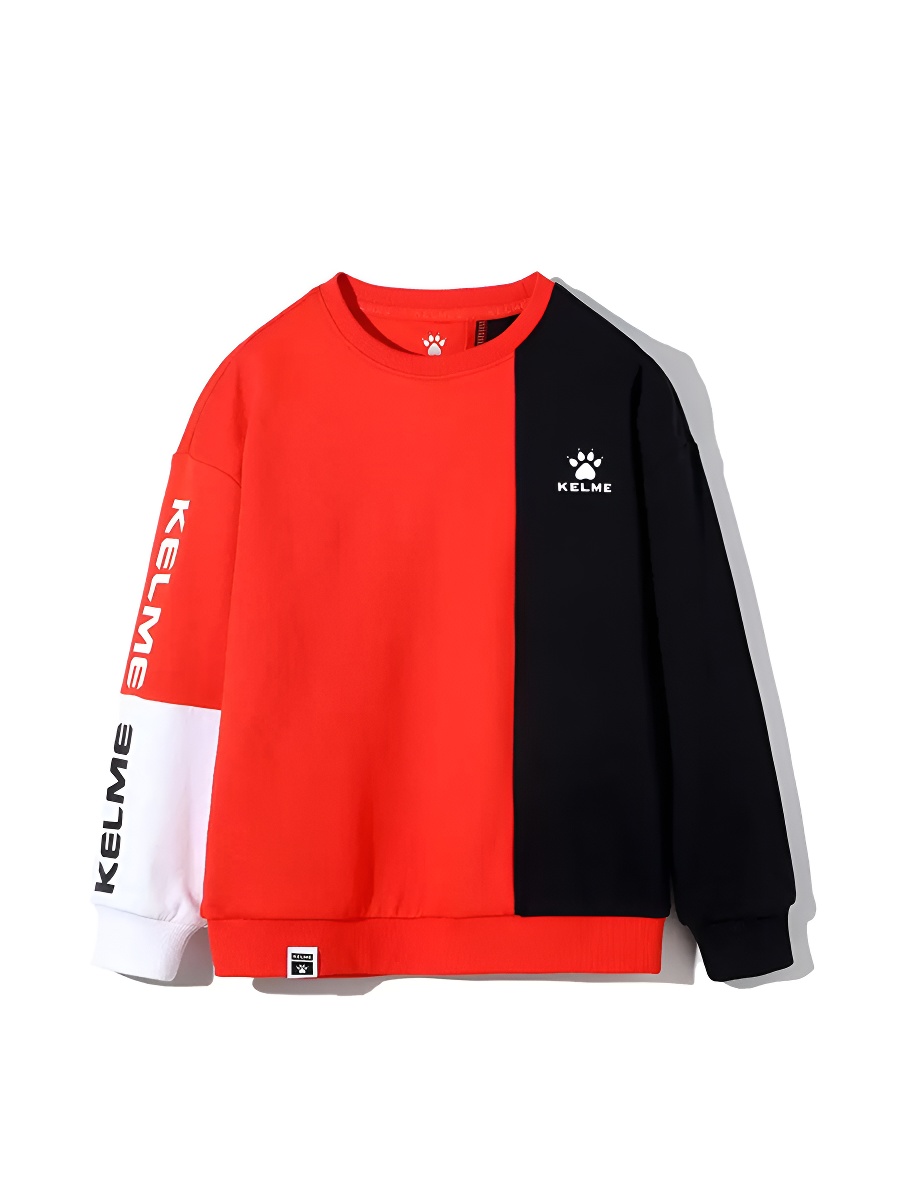 Детский свитшот KELME Boy's Hooded Sweatshirt (Red/Black)