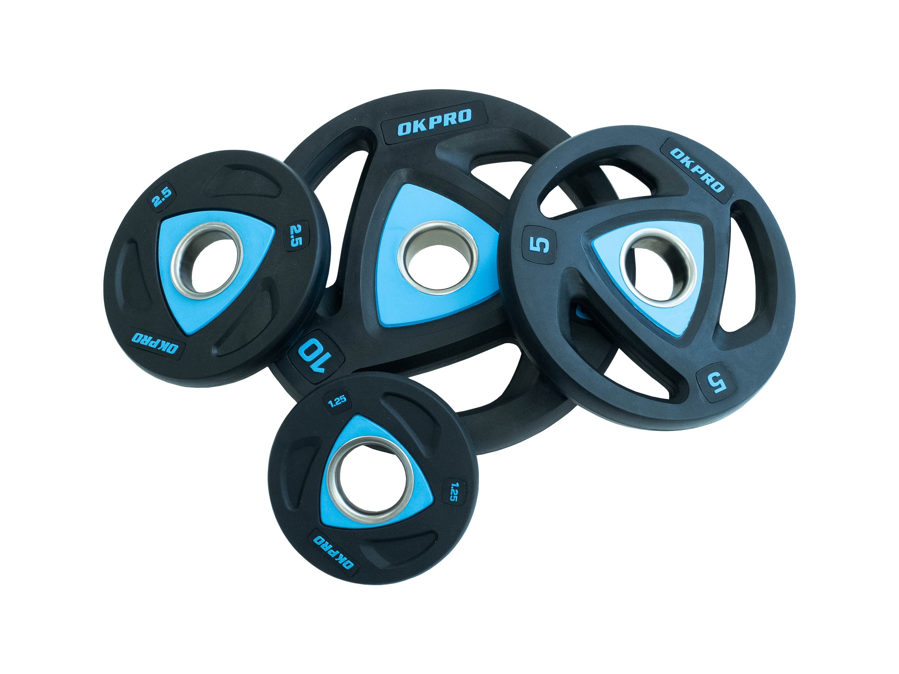 Диск олимпийский полиуретановый 1,25 кг OKPRO