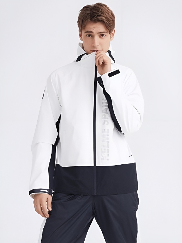 Ветровка KELME Men's Woven Jacket (White/Black)