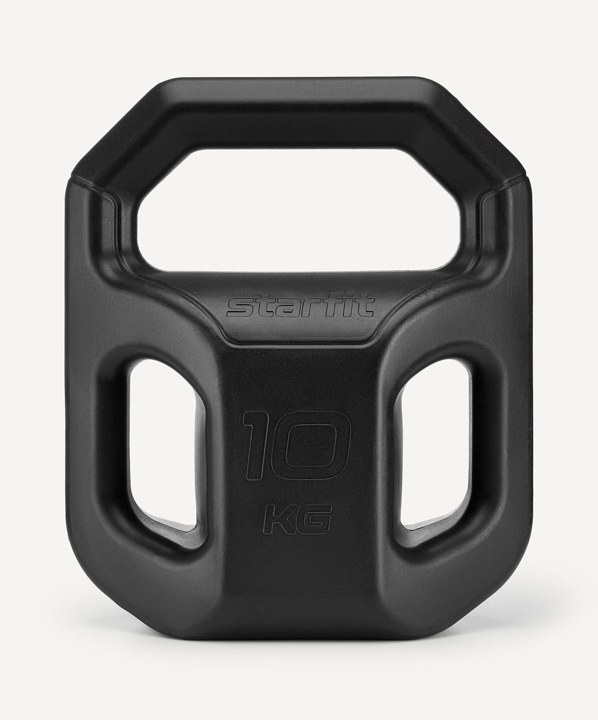 Гиря пластиковая STARFIT DB-505, 10 кг, черный