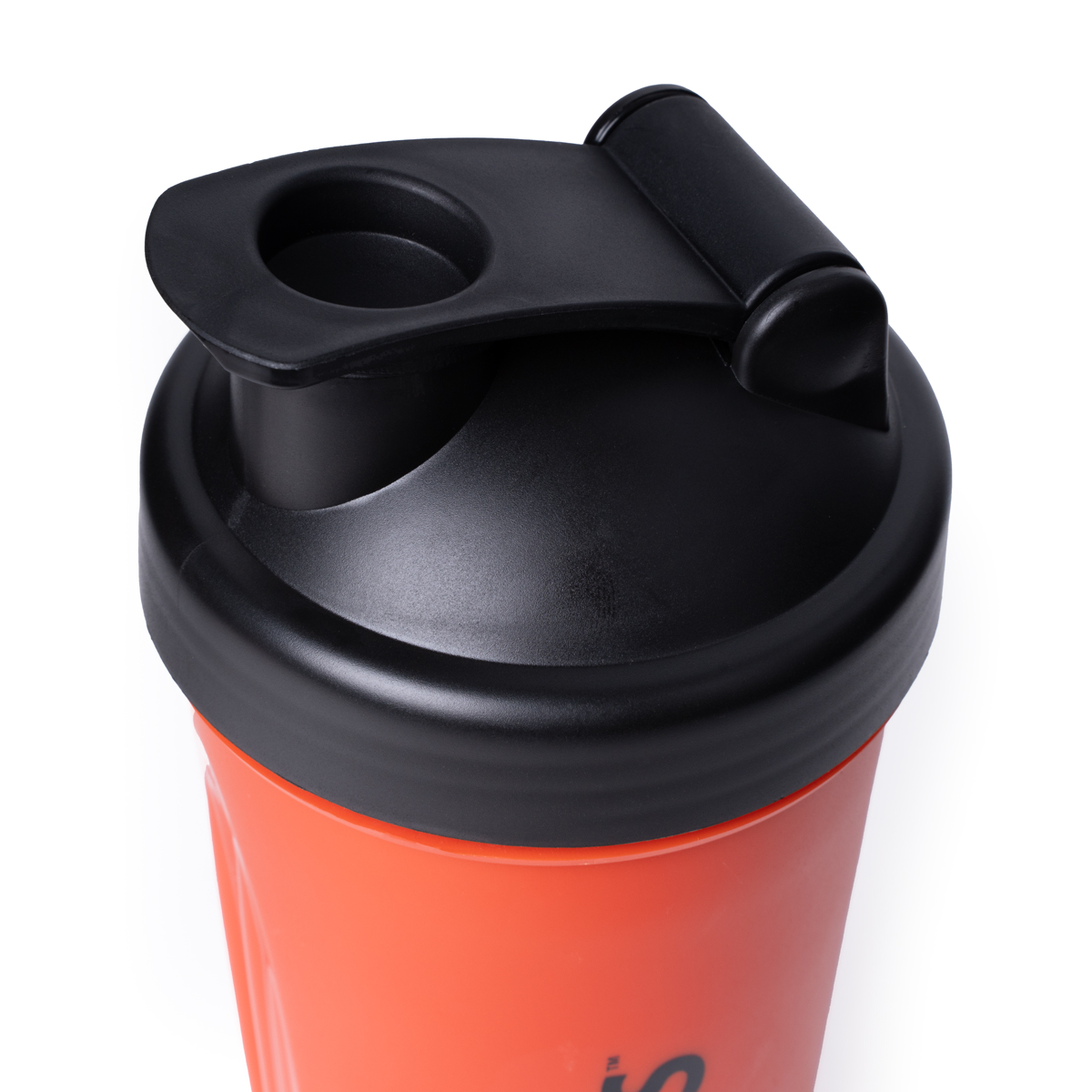 Шейкер спортивный TORRES, S01-600-02, 600мл, черная крышка с колпачком, пластик,ярко-оранжевый