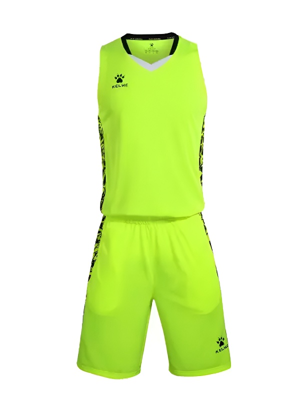 Детская баскетбольная форма KELME Basketball Set (Kids) Neon