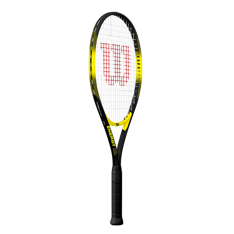 Ракетка б/т Wilson Energy XL Gr3, WR148210U3, для любит, алюминий, со струнами, черно-желтая