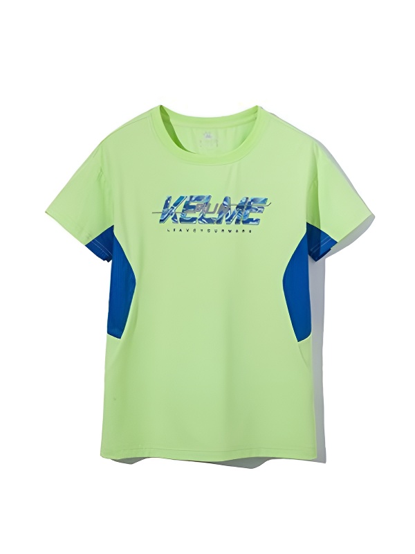 Детская футболка KELME Running Short Sleeve T-Shirt Kid Light Green