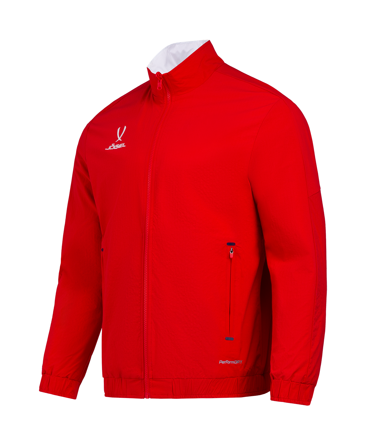 Куртка спортивная JOGEL NATIONAL ANTHEM PerFormDRY Jacket, красный/белый