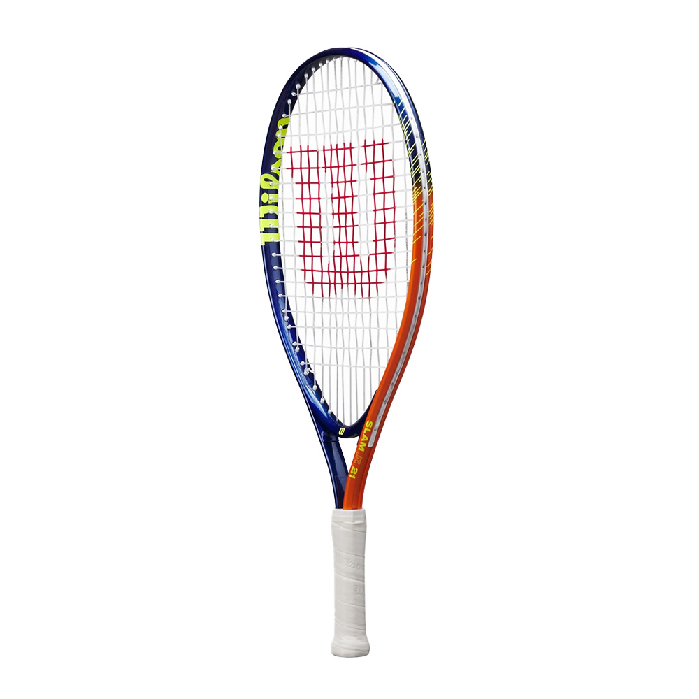 Ракетка б/т дет. Wilson Slam Jr 21, WR172010U, для дет.5-6 лет, алюминий,со струнами, т.сине-оранж