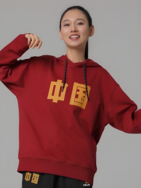 Худи KELME Men's Hooded Sweatshirt Red