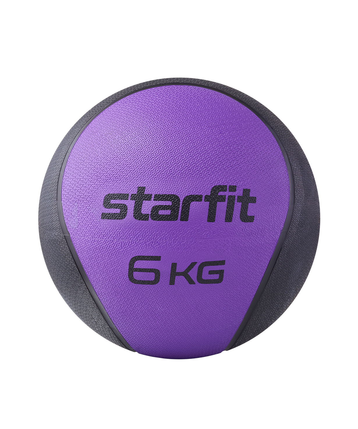 Медбол высокой плотности STARFIT GB-702, 6 кг, фиолетовый