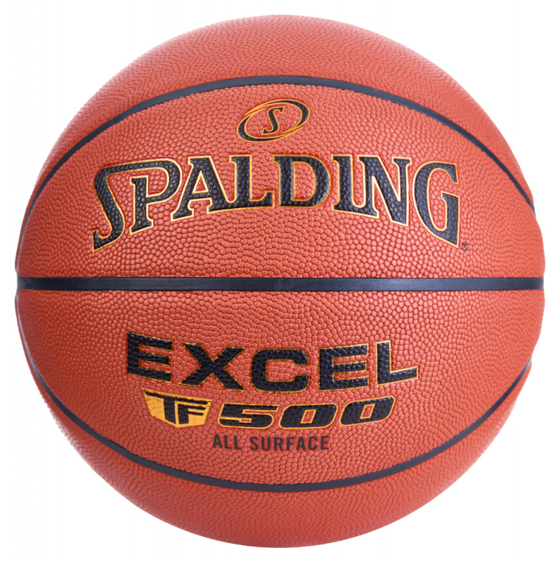 Мяч баск. SPALDING TF-500 Excel In/Out р.7, 76797z, композит, коричневый