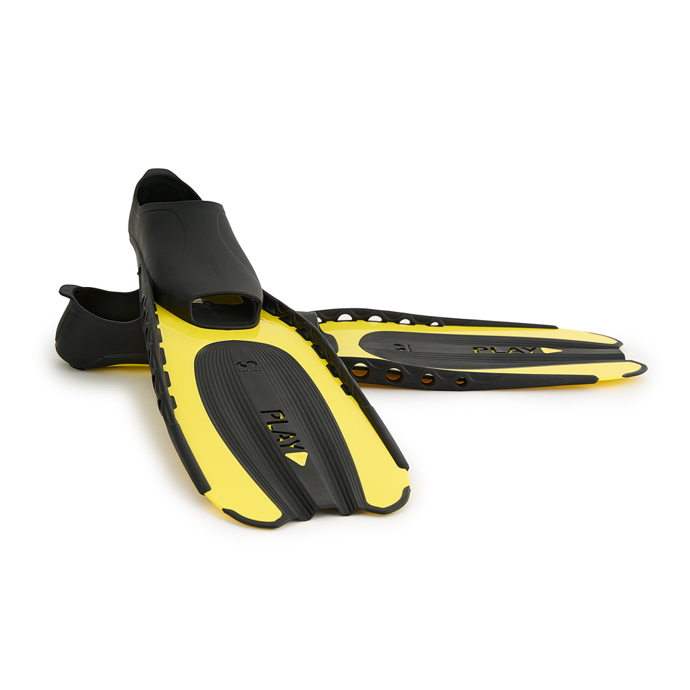 Ласты для плав. Salvas Play Fin, BA12836GGSTS,TPR и Technoflex, р.36-37, жёлтый