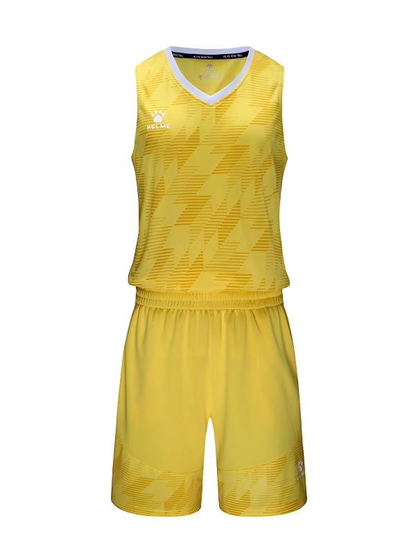 Детская баскетбольная форма KELME Basketball Set Kids Yellow