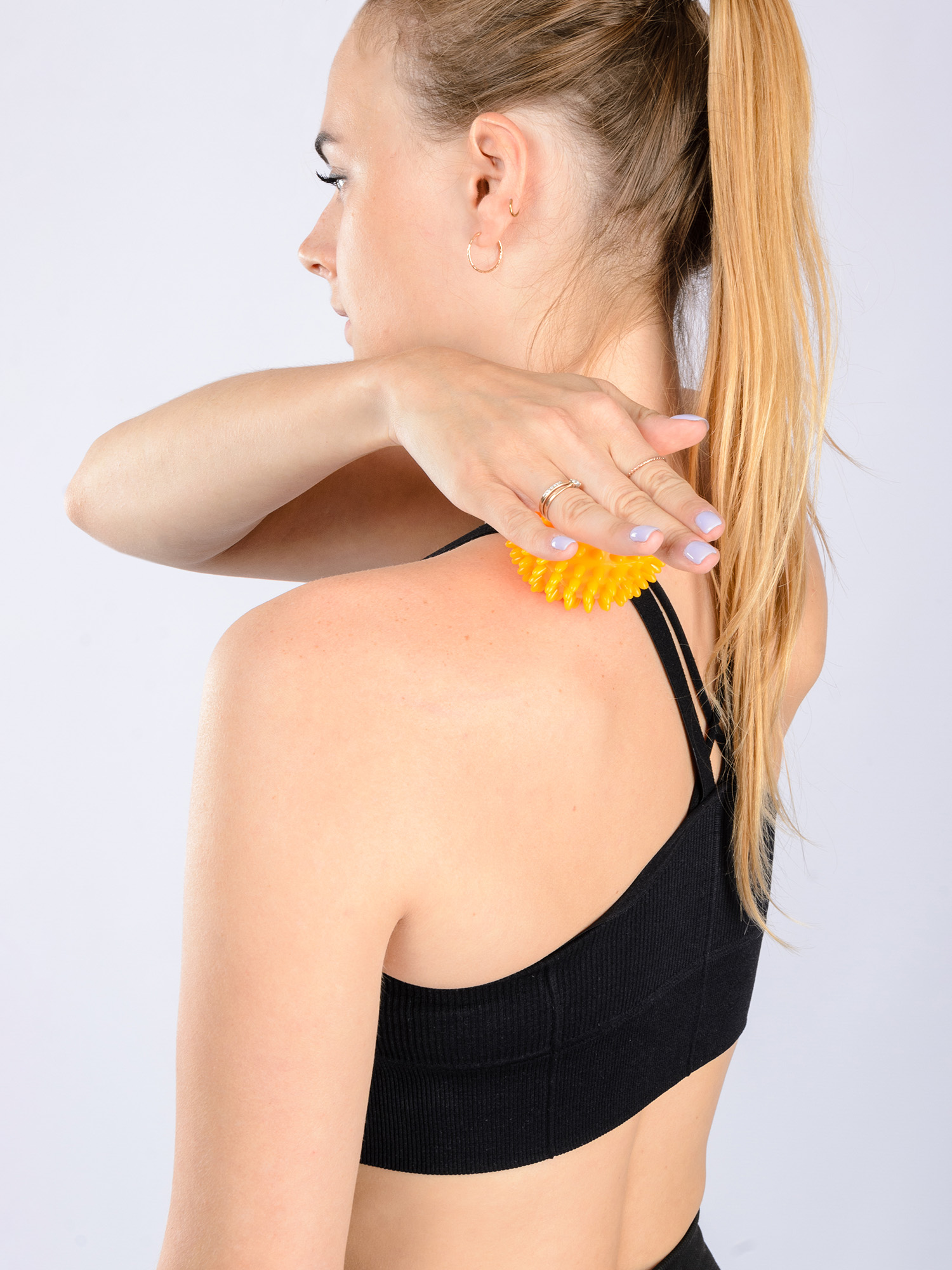 Мяч массажный TORRES, AL121607, диам. 7 см, ПВХ с выступами 0,5 см