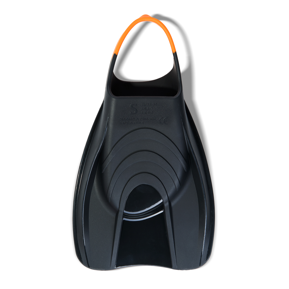 Ласты для бассейна профессиональные TORRES X1, SWF042421BL, р. EU 38-39 (S), черно-оранжевый