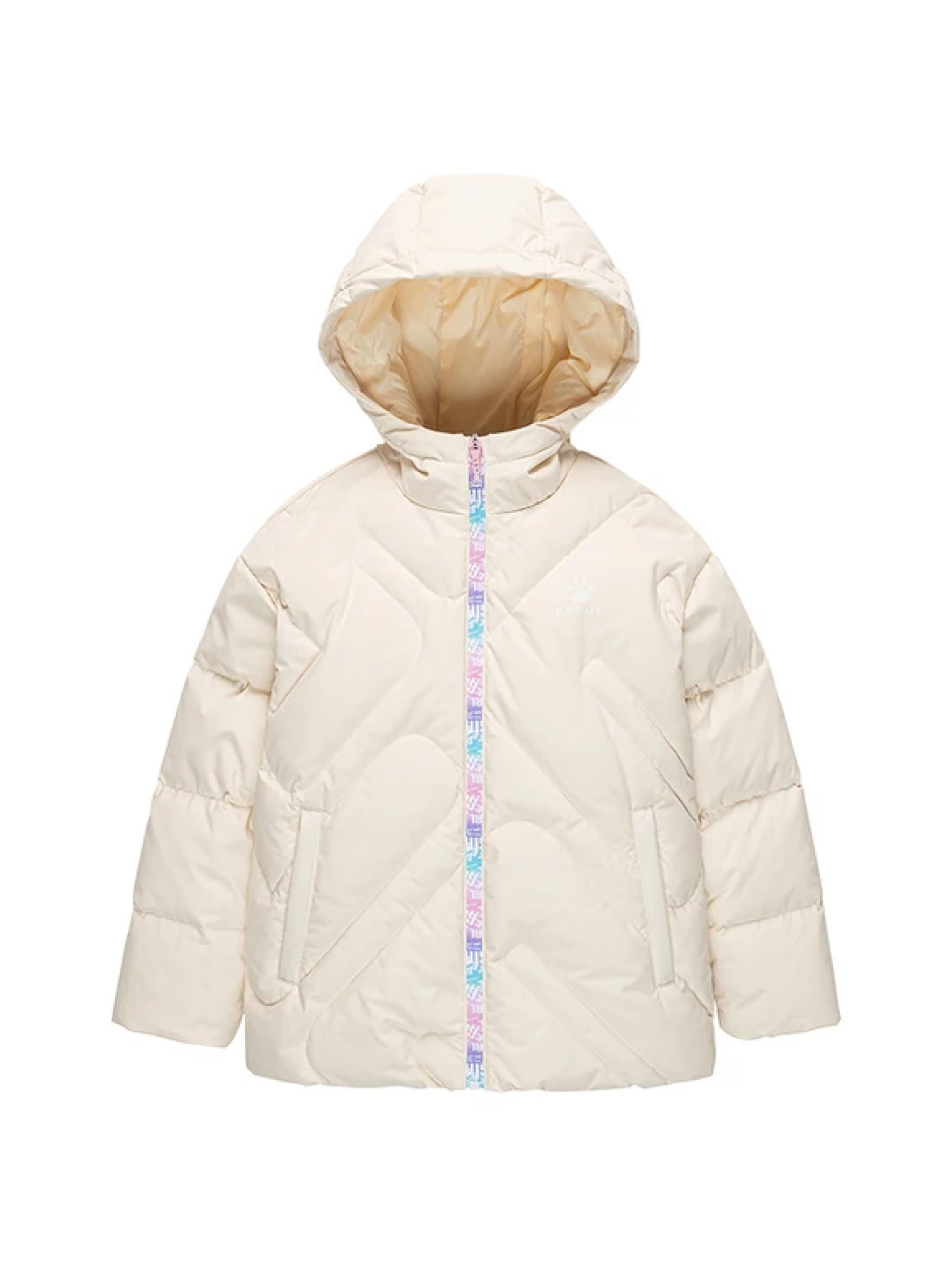 Пуховик KELME Short Down Jacket Beige