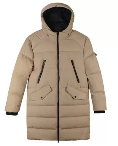 Пуховик KELME Women's Long Down Jacket Brown