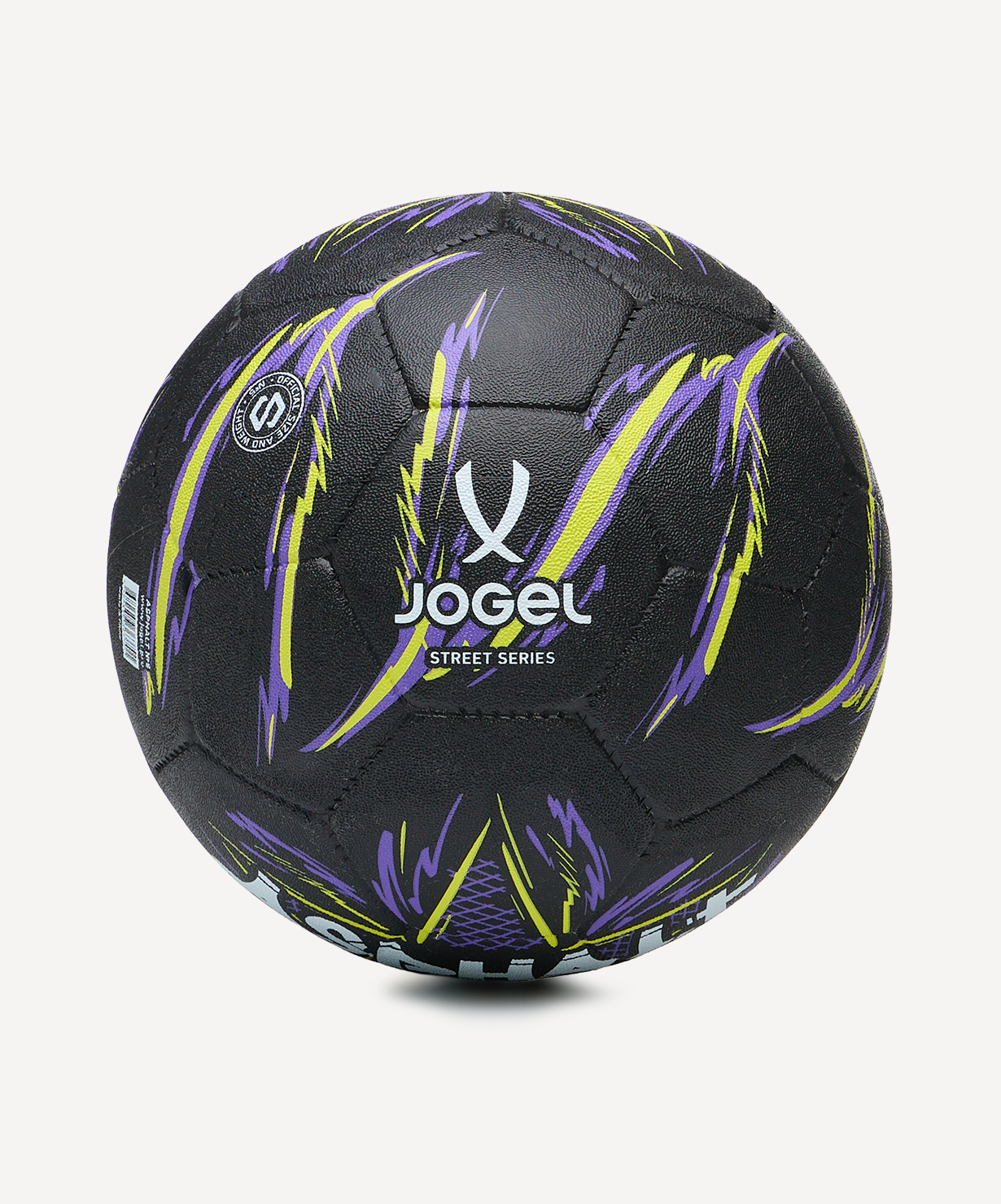 Мяч футбольный JOGEL Asphalt №5, черный, размер 5