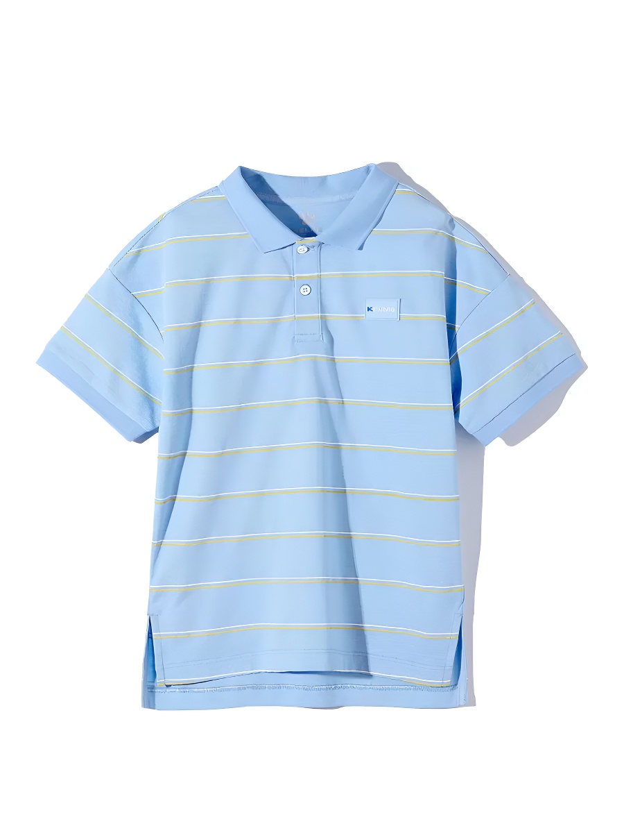 Детская футболка-поло KELME Boys Short Sleeve T-Shirt Light Blue