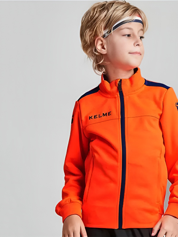 Детская олимпийка KELME Training Jacket (Kids) Orange