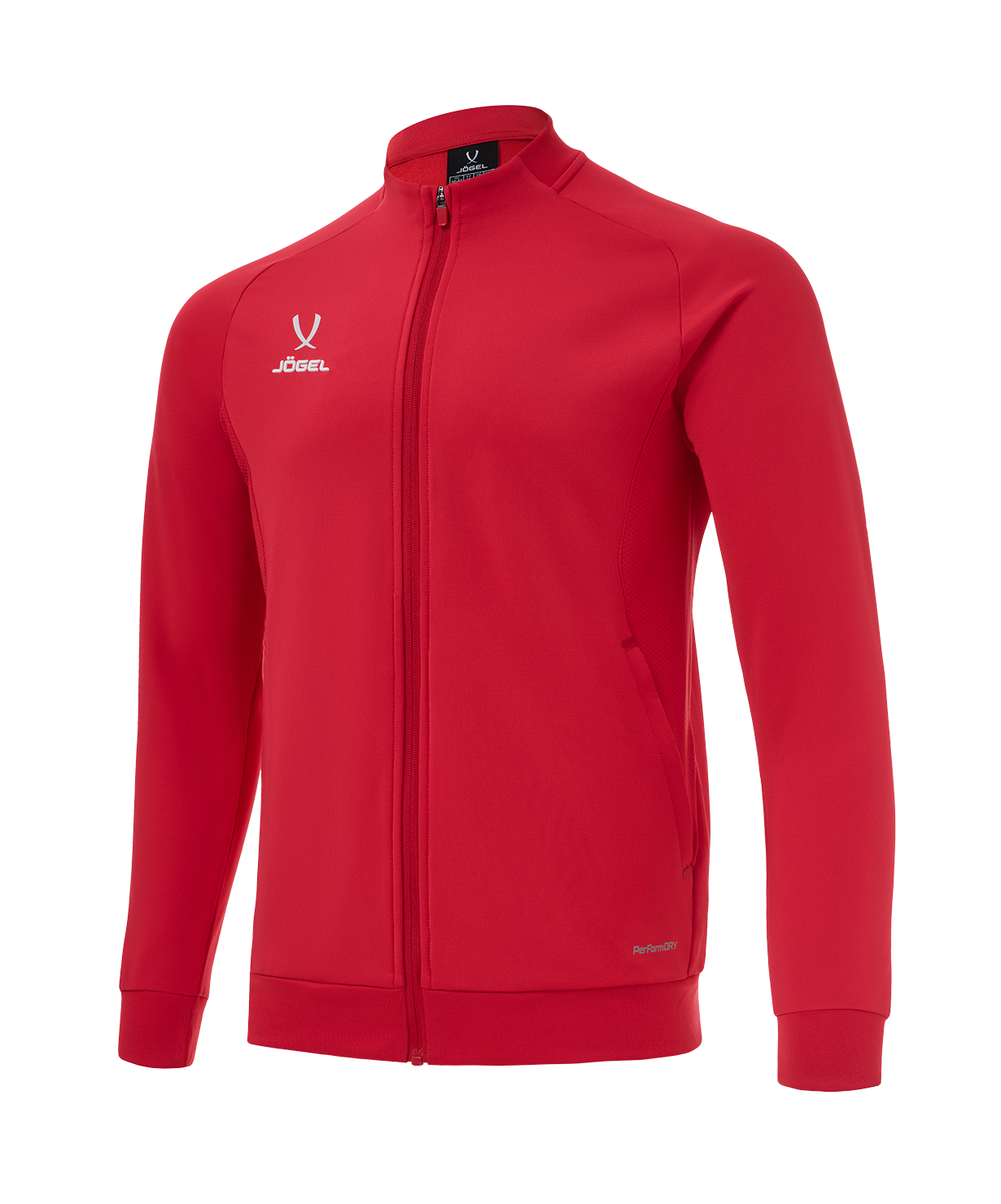 Джемпер тренировочный на молнии JOGEL PREMIER PerFormDRY Training FZ Jacket, красный