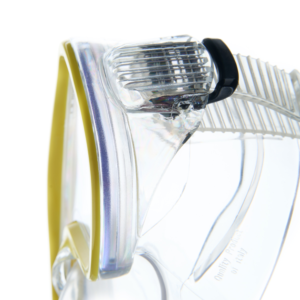 Маска для плав. Salvas Domino Sr Mask, CA150C1TGSTH, закален.стекло, Silflex, р.Senior, желтый