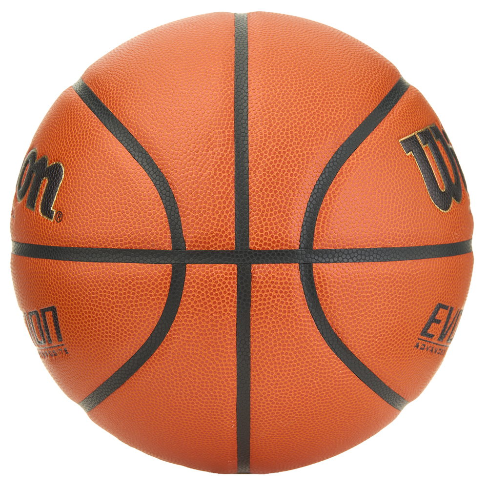 Мяч баск. WILSON Evolution, WTB0516XBEMEA, р.7, микрофибра, бутил. камера, коричневый