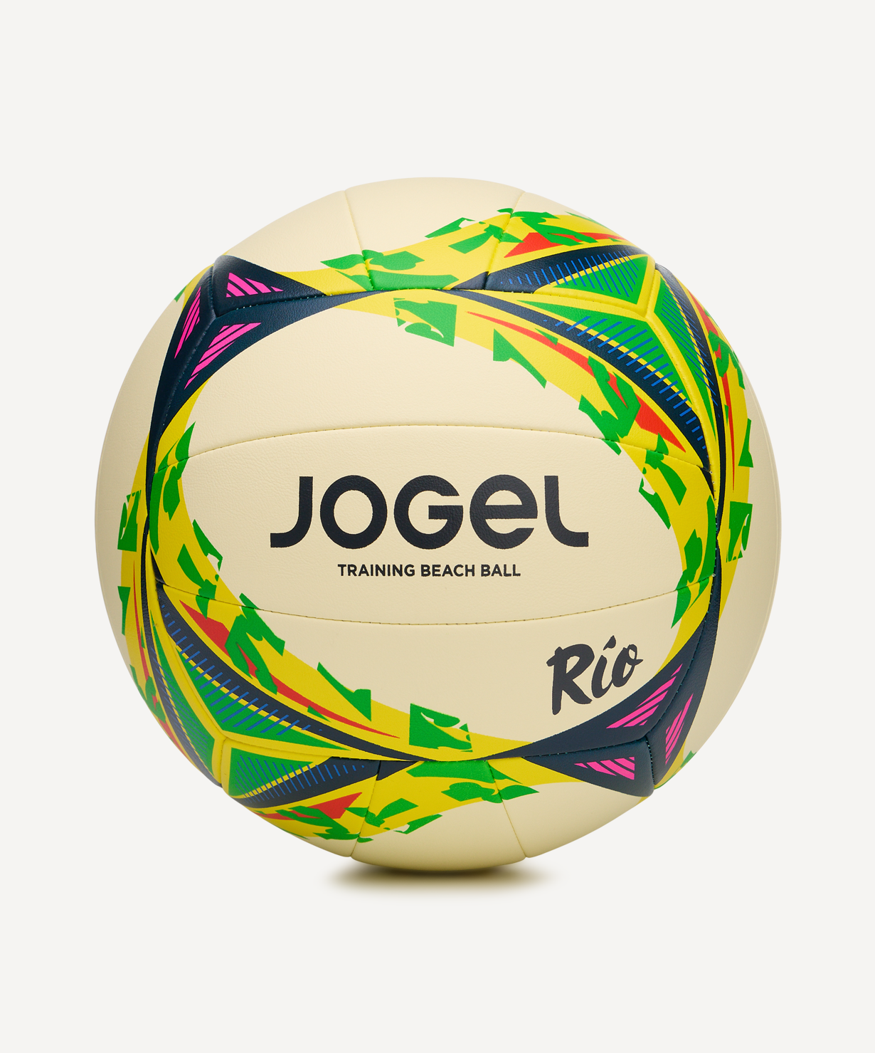 Мяч для пляжного волейбола JOGEL Rio, желтый/зеленый