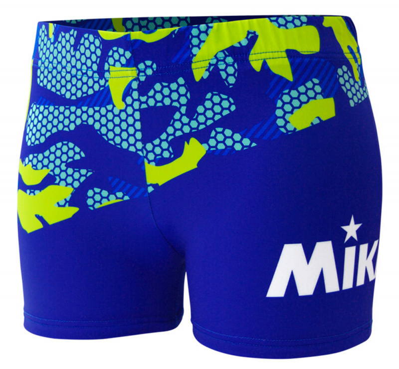 Шорты для пляж. вол. жен. MIKASA MT6050-V1-2XL, р.2XL, 77% полиэстер, 23% эластан, синий