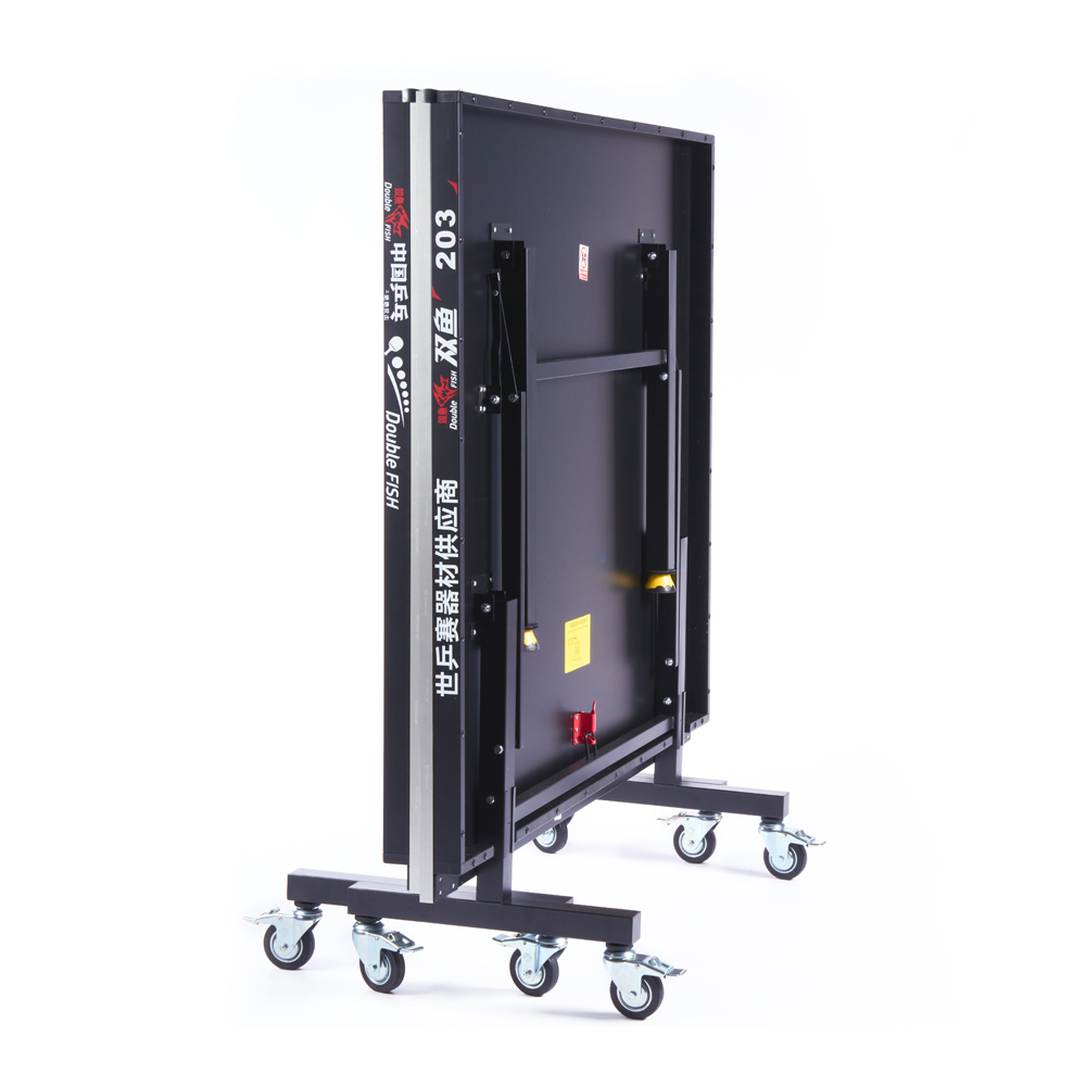 Стол для наст. тенниса DOUBLE FISH 203M-1, Indoor для закрытых помещений, толщина 18мм, синий