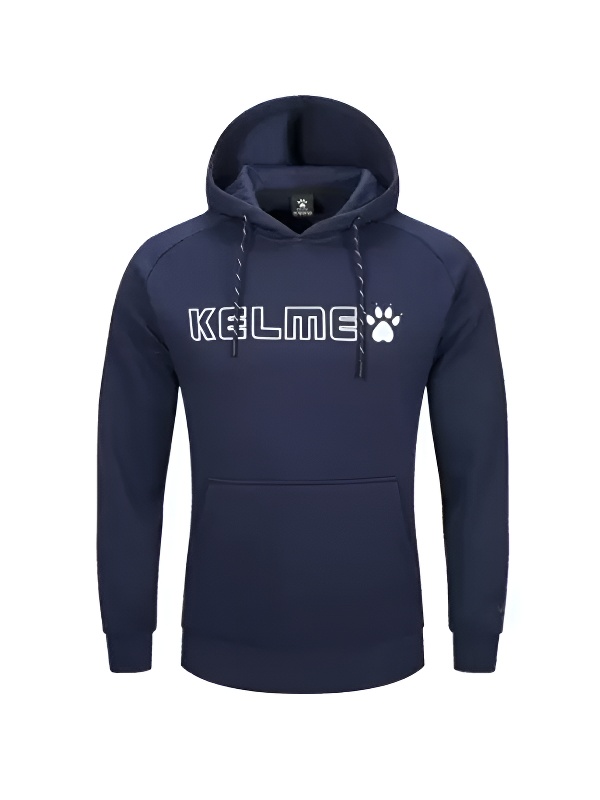 Худи KELME Hooded Velvet Sweater Dark Blue