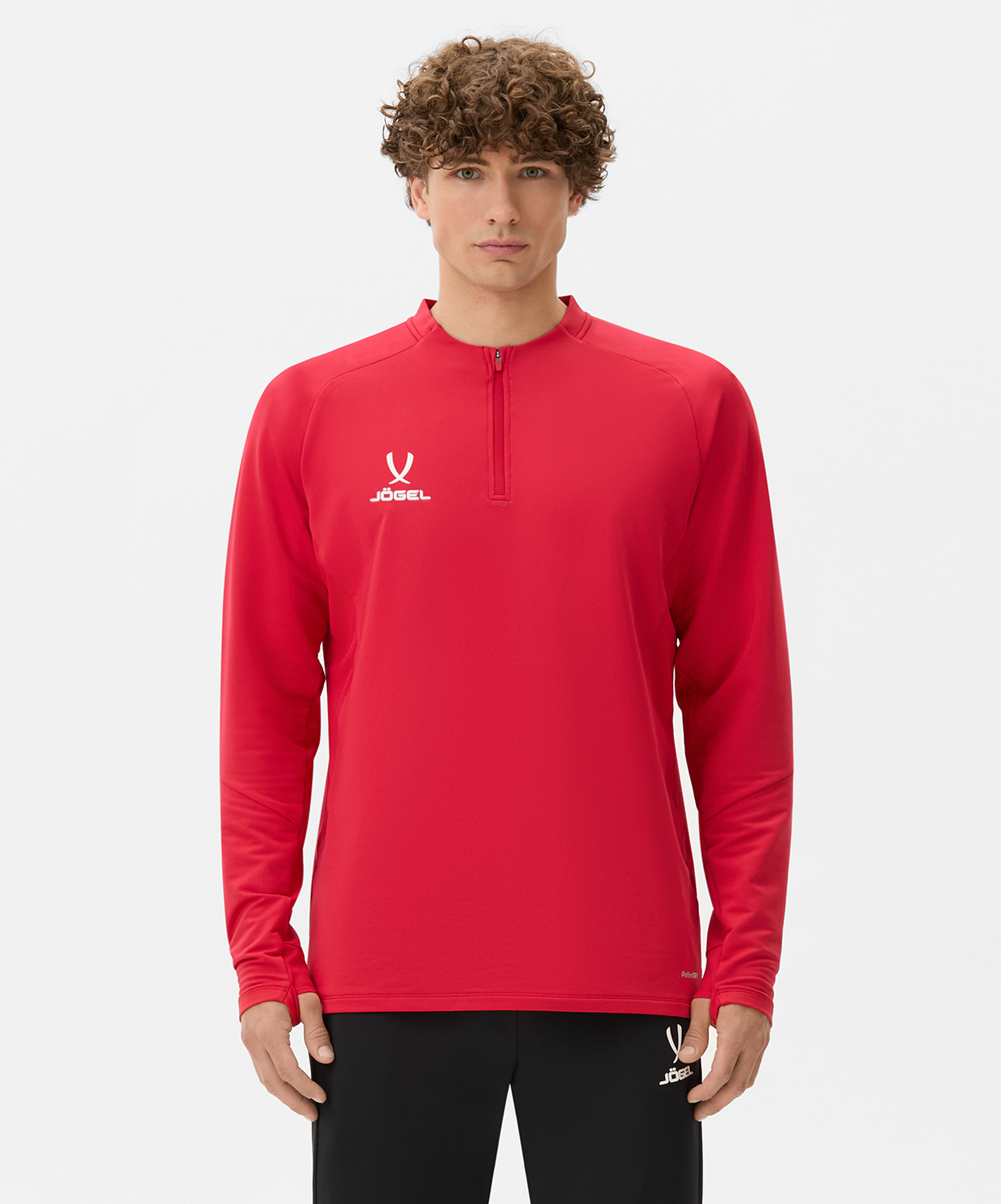 Джемпер тренировочный JOGEL PREMIER PerFormDRY Training 1/4 Zip Top, красный, размер L