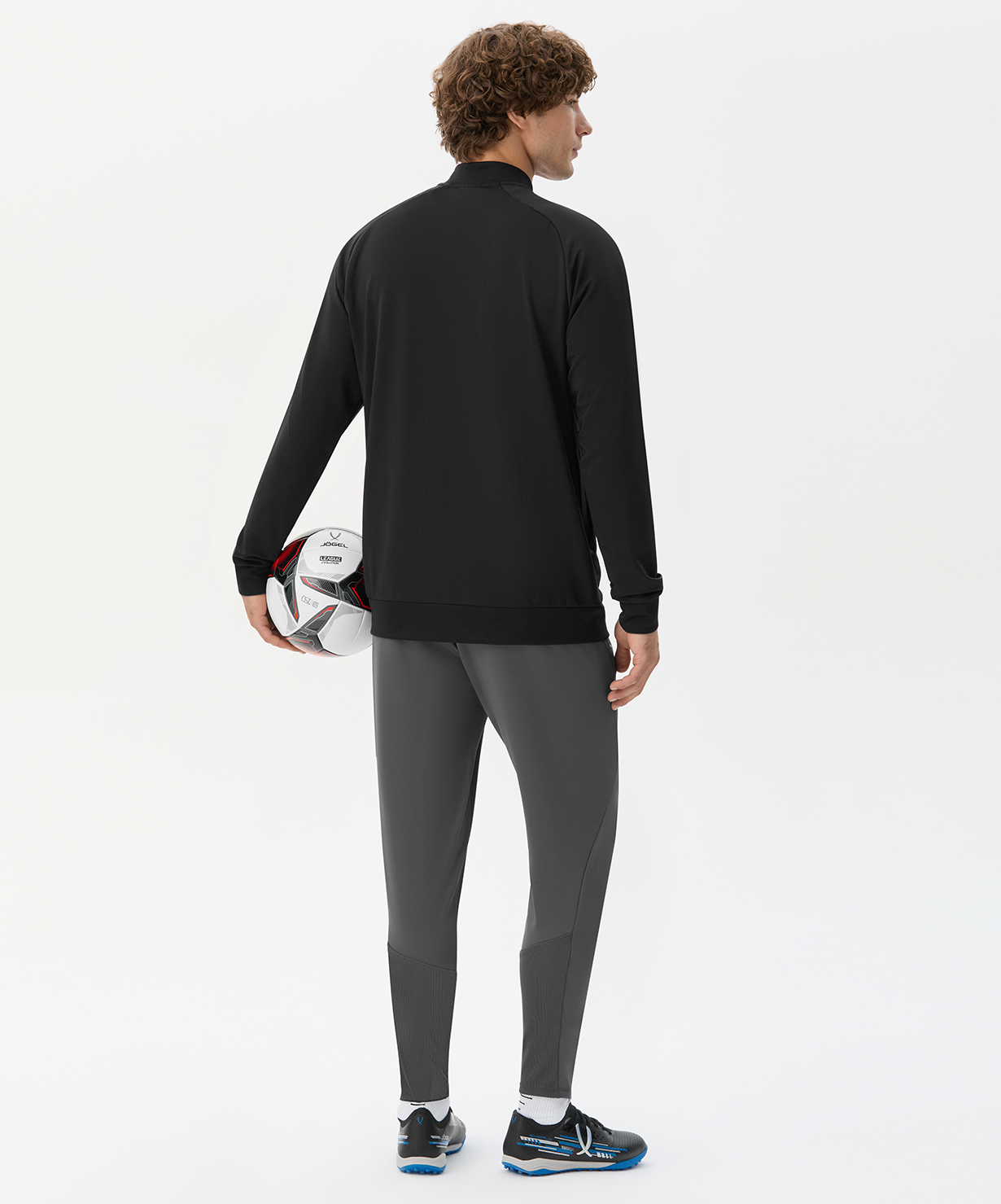 Джемпер тренировочный на молнии JOGEL PREMIER PerFormDRY Training FZ Jacket, черный, размер L