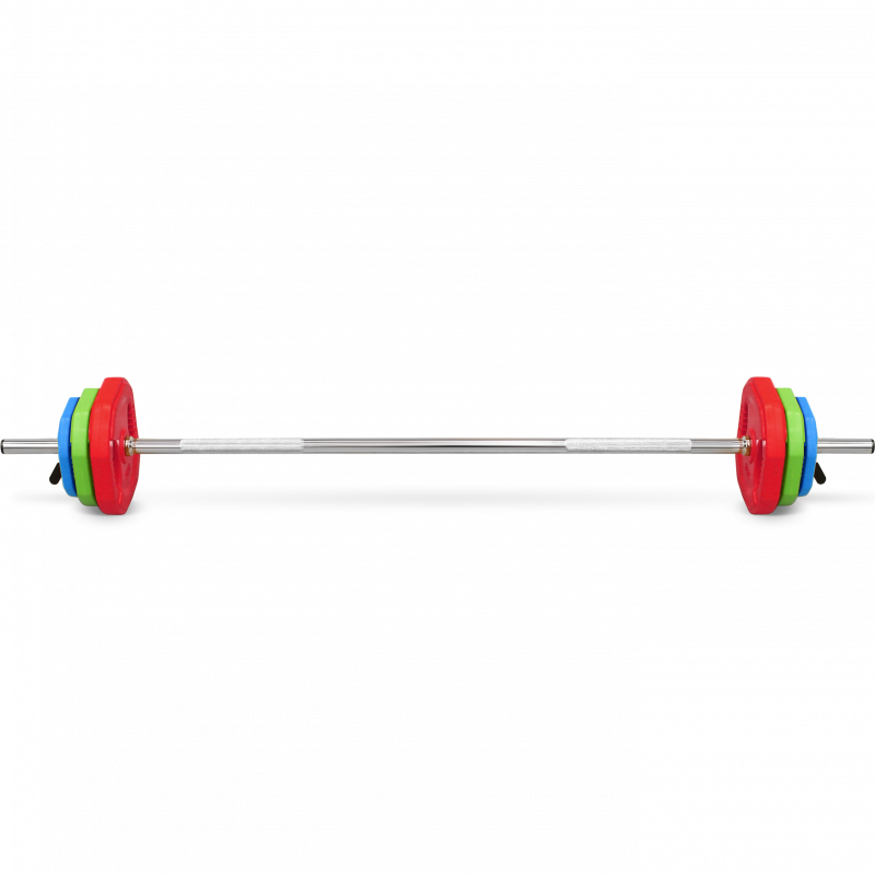 Штанга для аэробики BRONZE GYM БОДИПАМП(гриф,весовые диски 2x1,25кг,2x2,5кг,2x5кг,пара замков)